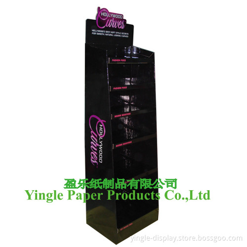 Sex Products Cardboard Display, Floor Display with Tray (FD-123YL)